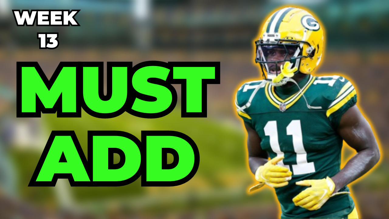 BEST Week 13 Fantasy Football Waiver Wire Pickups