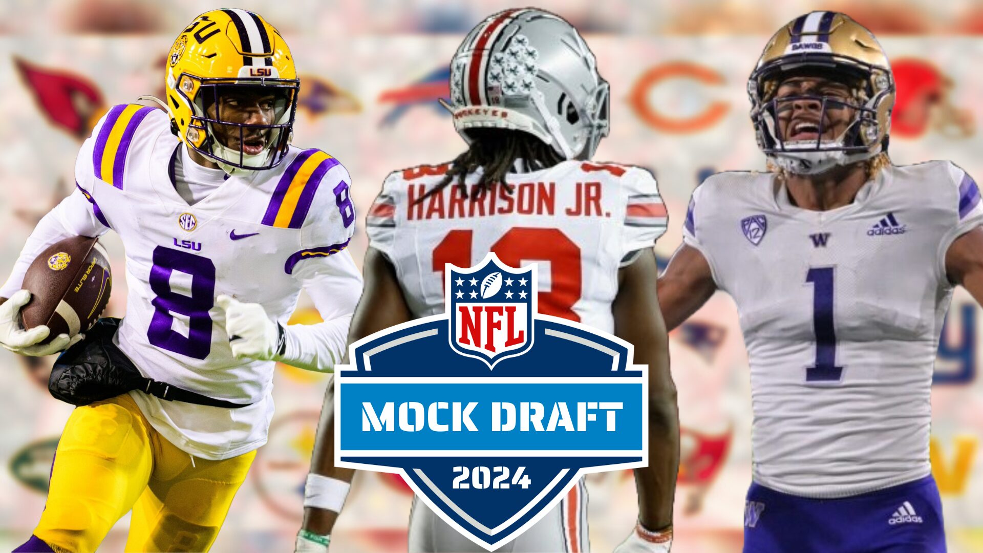 2024 NFL Mock Draft 2.0: Bears Keep Fields and Draft WR