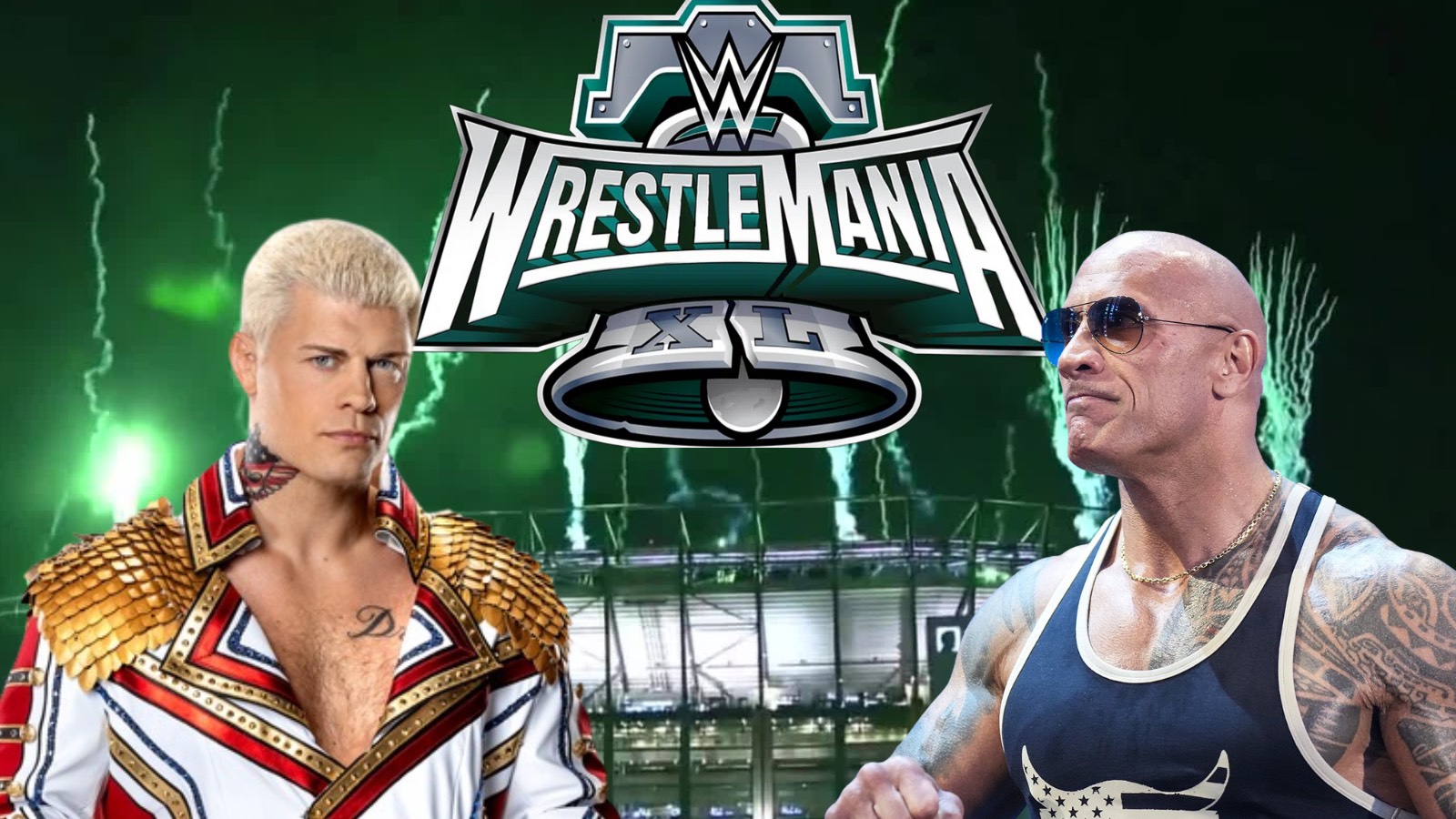 Cody Rhodes and The Rock: WrestleMania 40 at a Cross Rhodes